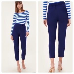 Milly NWT Navy Cady Kristen Elastic Pants size 2